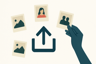 Прикачи снимките си