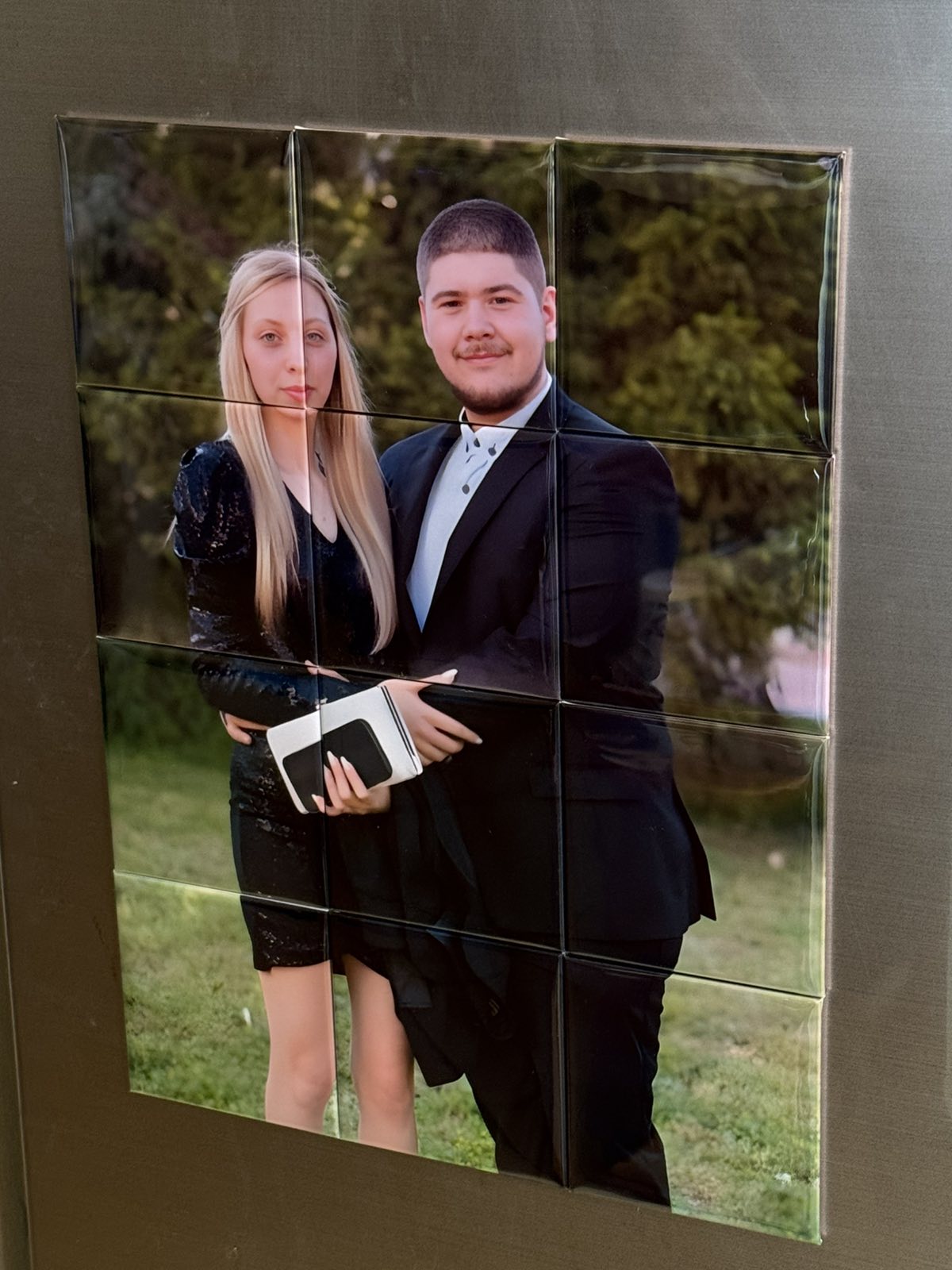 Ръчно изработена мини картина от магнити